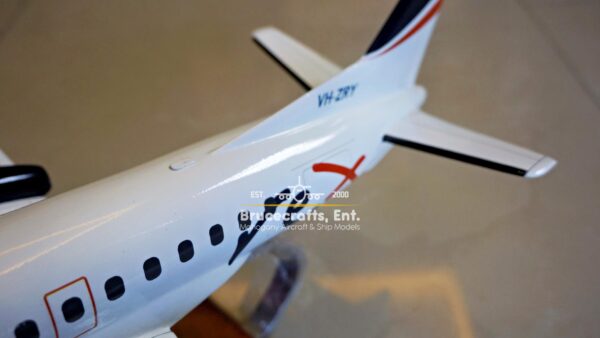 Saab 340 Rex Airlines Aircraft with detailed craftsmanship.